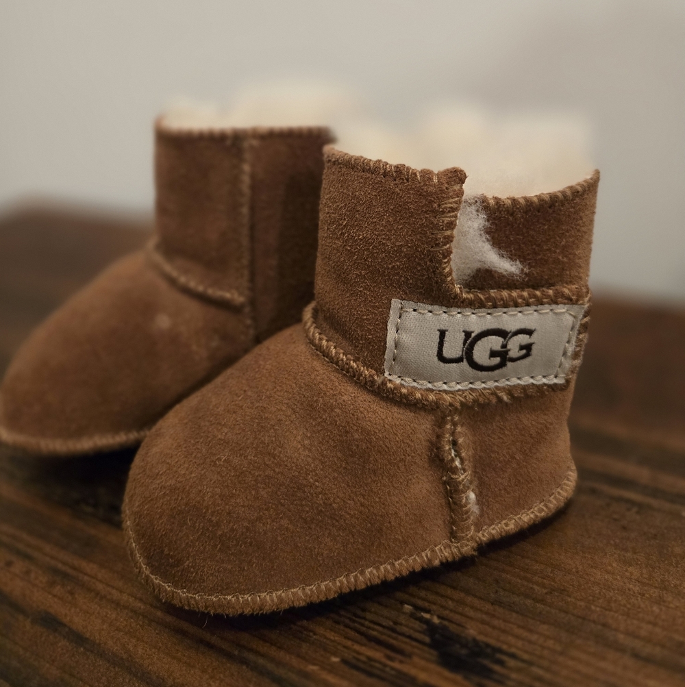 Infant UGG Booties 0–6 Months  Chestnut